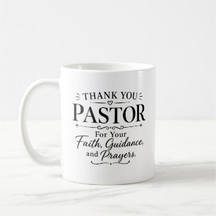 Danke Pastor – Für Ihre Glaubensführung Kaffeetasse