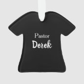 Danke, Pastor Ornament (Rückseite)