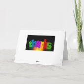 Danke Peace Liebe Rainbow Digital Glow Destiny (Rückseite)