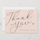 Danke | personalisierte zweiseitige Hochzeit (Vorderseite)