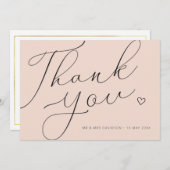 Danke | personalisierte zweiseitige Hochzeit (Vorne/Hinten)