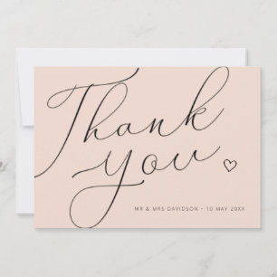 Danke   personalisierte zweiseitige Hochzeit