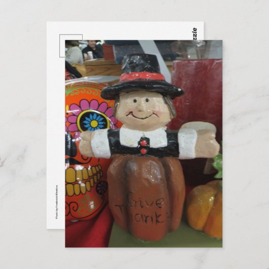 Danke Pilgrim Postkarte (Vorne/Hinten)