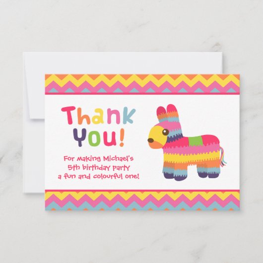 Danke Pinata-mexikanisches (Vorderseite)