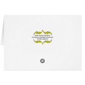 Danke Pink Chrysanthemum Macro Foto Note Card (Rückseite Horizontal)