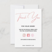 Danke Pink Custom Media Insert (Vorderseite)