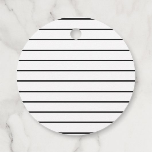 Danke Pink Doughnut Theme Party Geschenkanhänger (Rückseite)