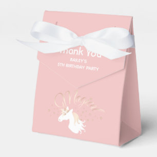 Danke Pink Magisches Einhorn Kindergeburtstag Geschenkschachtel