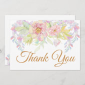 Danke Pink Rose Floral (Vorne/Hinten)