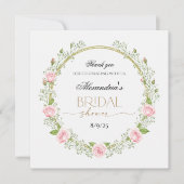 Danke Pink Roses & Baby's Breathe (Vorderseite)