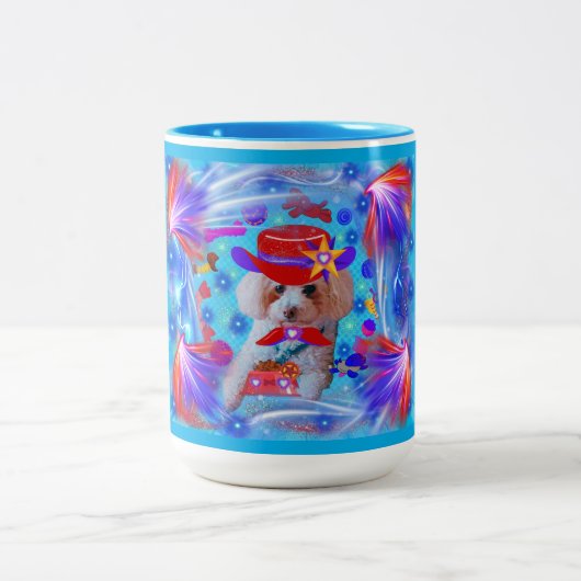 Danke Poodle Coffee Tasse (Mittel)