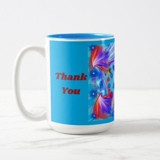 Danke Poodle Coffee Tasse (Links)