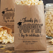 Danke Poppin White Modern Popcorn Design Geschenktütchen