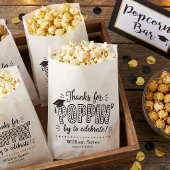 Danke Poppin White Modern Popcorn Design Geschenktütchen