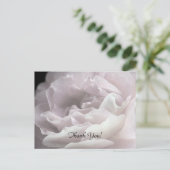 Danke Postcard, Pink Rose Postkarte (Stehend Vorderseite)