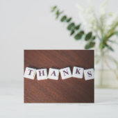 Danke Postcard Postkarte (Stehend Vorderseite)