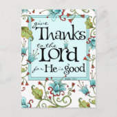 Danke - Postcard Postkarte (Vorderseite)