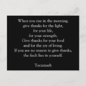 Danke - Postcard Postkarte (Vorderseite)