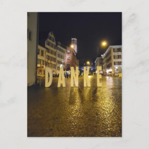 Danke Postkarte