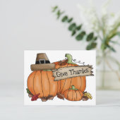 Danke Postkarte (Stehend Vorderseite)