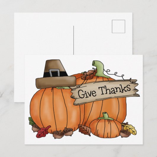 Danke Postkarte (Vorne/Hinten)