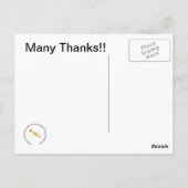 Danke Postkarte (Rückseite)