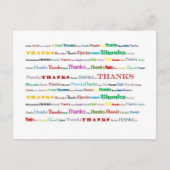 Danke Postkarte (Vorderseite)