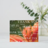 Danke: Postkarte (Stehend Vorderseite)