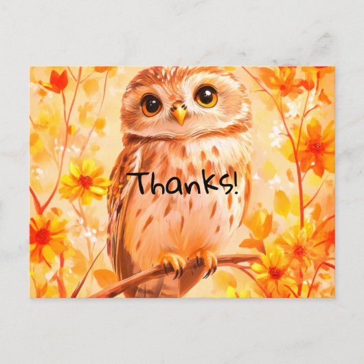 Danke Postkarte (Vorderseite)