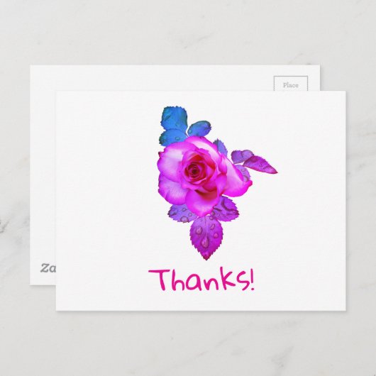 Danke Postkarte (Vorne/Hinten)