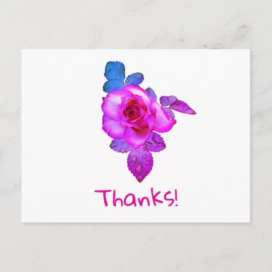 Danke Postkarte (Vorderseite)