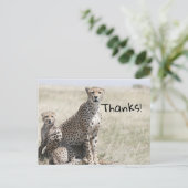 Danke Postkarte (Stehend Vorderseite)