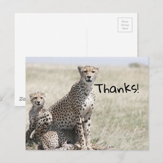 Danke Postkarte (Vorne/Hinten)