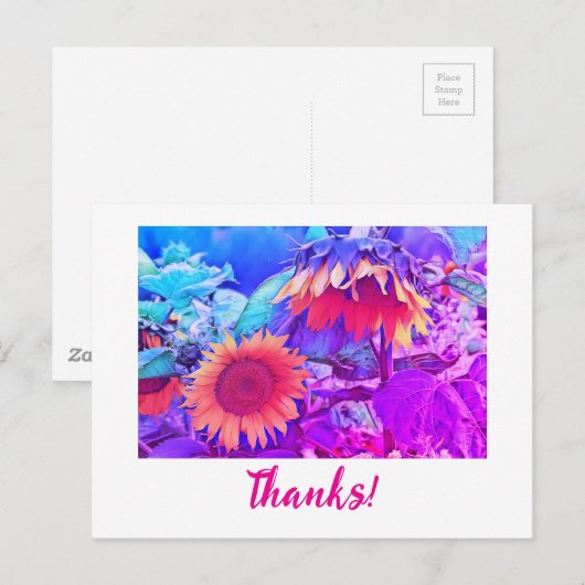 Danke Postkarte (Vorne/Hinten)