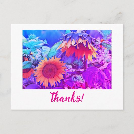 Danke Postkarte (Vorderseite)