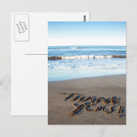 Danke Postkarte (Vorne/Hinten)