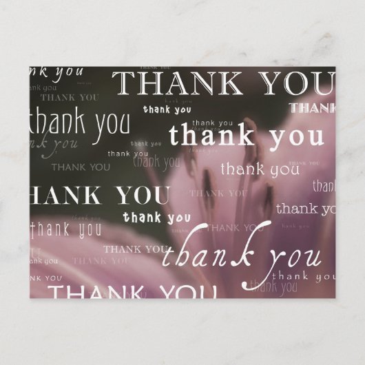 Danke: Postkarte (Vorderseite)