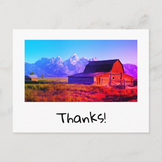 Danke Postkarte (Vorderseite)