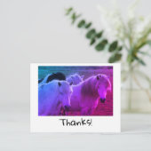 Danke Postkarte (Stehend Vorderseite)