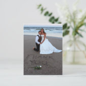 Danke Postkarte (Stehend Vorderseite)