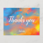 Danke Postkarte (Vorderseite)