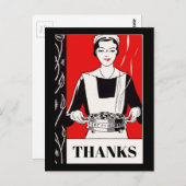 DANKE, POSTKARTE (Vorne/Hinten)