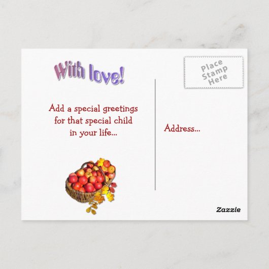 DANKE! ~ Postkarte 4 Kinder (Rückseite)