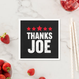 Danke Präsident Danke Joe Biden Danke Joe Serviette