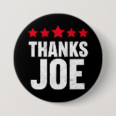 Danke Präsident Joe Biden Danke Joe Button (Vorderseite)