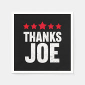 Danke Präsident Joe Biden Danke Joe Serviette (Vorderseite)