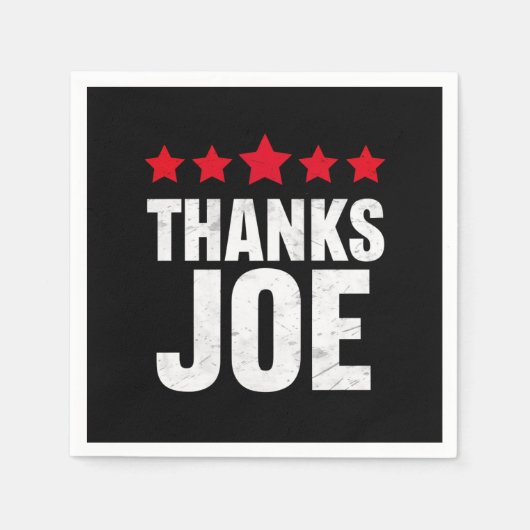 Danke Präsident Joe Biden Danke Joe Serviette (Vorderseite)