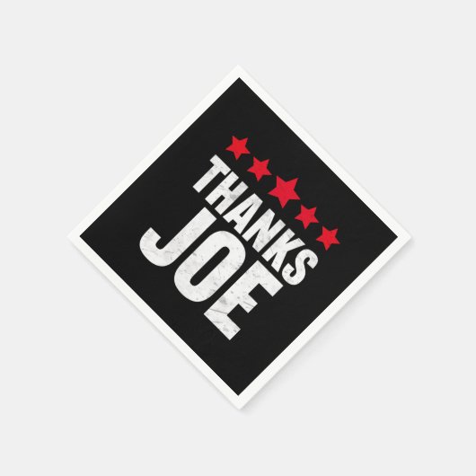 Danke Präsident Joe Biden Danke Joe Serviette (Ecke)