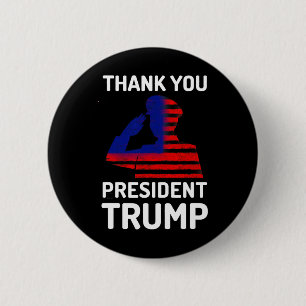 Danke Präsident Trump Button