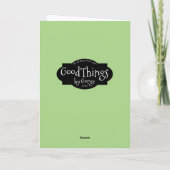 Danke, Principal - Sie haben ein Lächeln auf unser Dankeskarte (Rückseite)